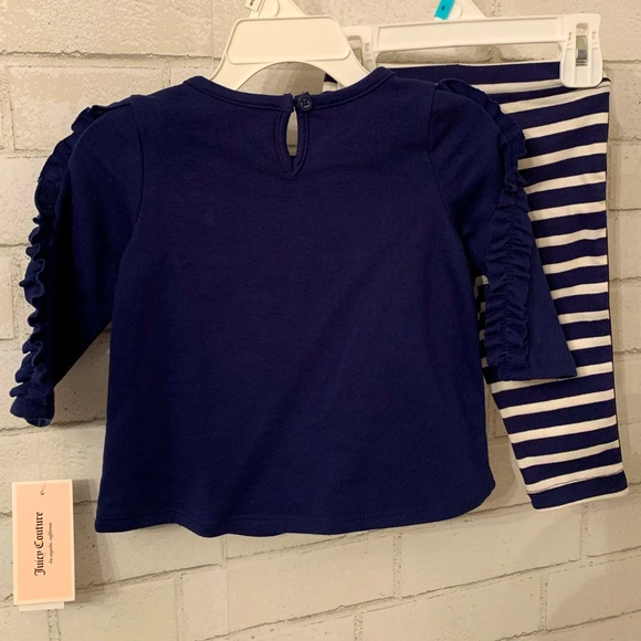 Juicy Couture Two-Piece Set Outfit Navy Gold - Picture 3 of 3